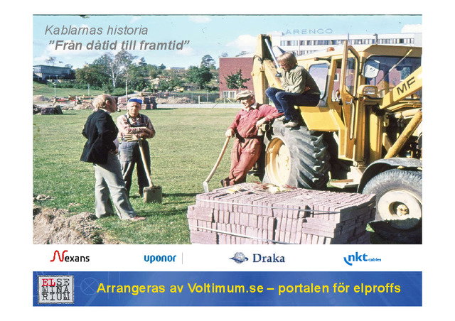 Kablarnas historia - Från dåtid till framtid