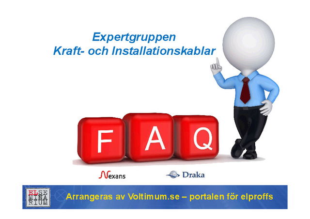 Svar på alla möjliga frågor om kablar