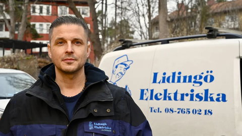 Jimmy på Lidingö Elektriska: Fokus på de små vardagsuppdragen