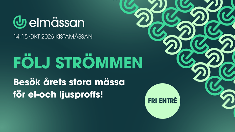 Vi ses väl på Elmässan den 14-15 oktober 2026?