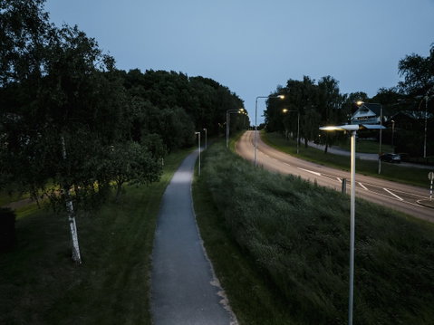 Göteborg bland de första i Norden att testa ny trafikanpassad  gatubelysning