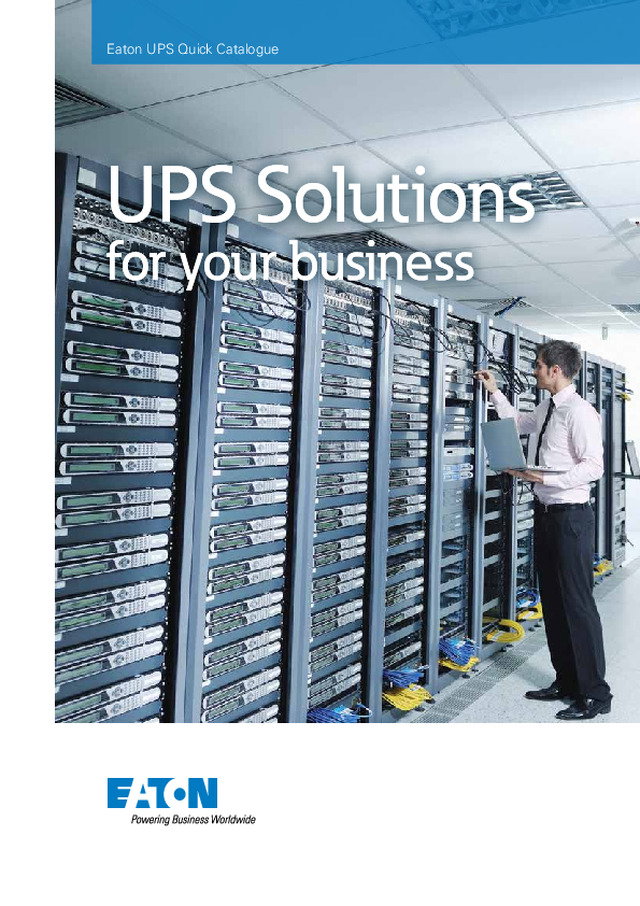 Eaton UPS kısa katalog