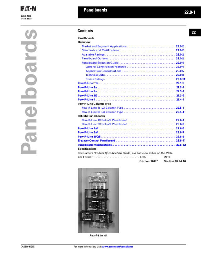 Panelboards