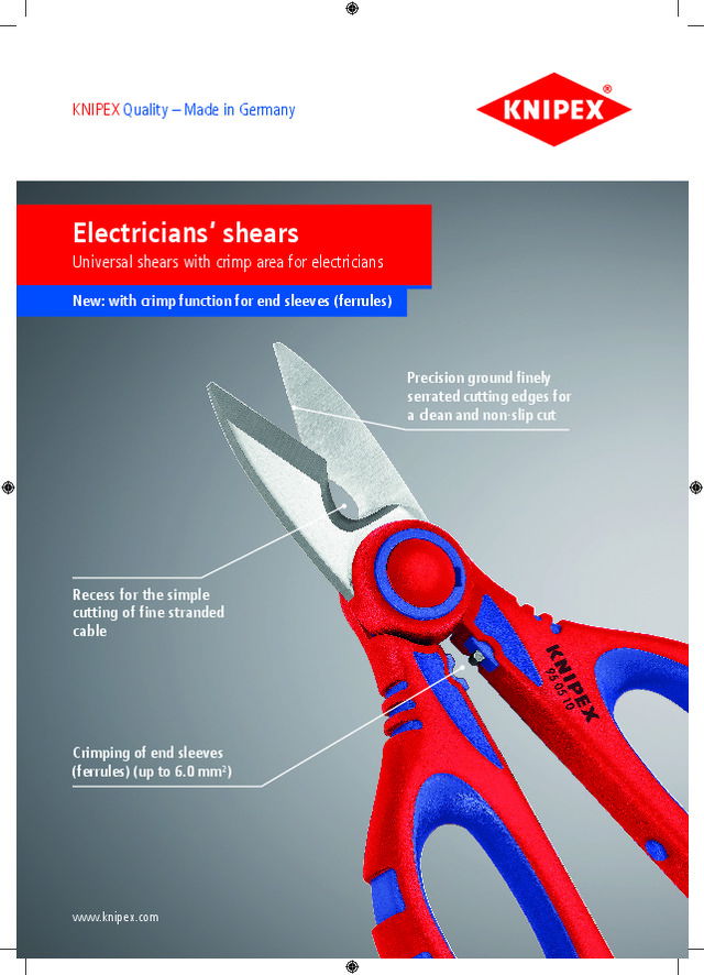 Electricians’ shears