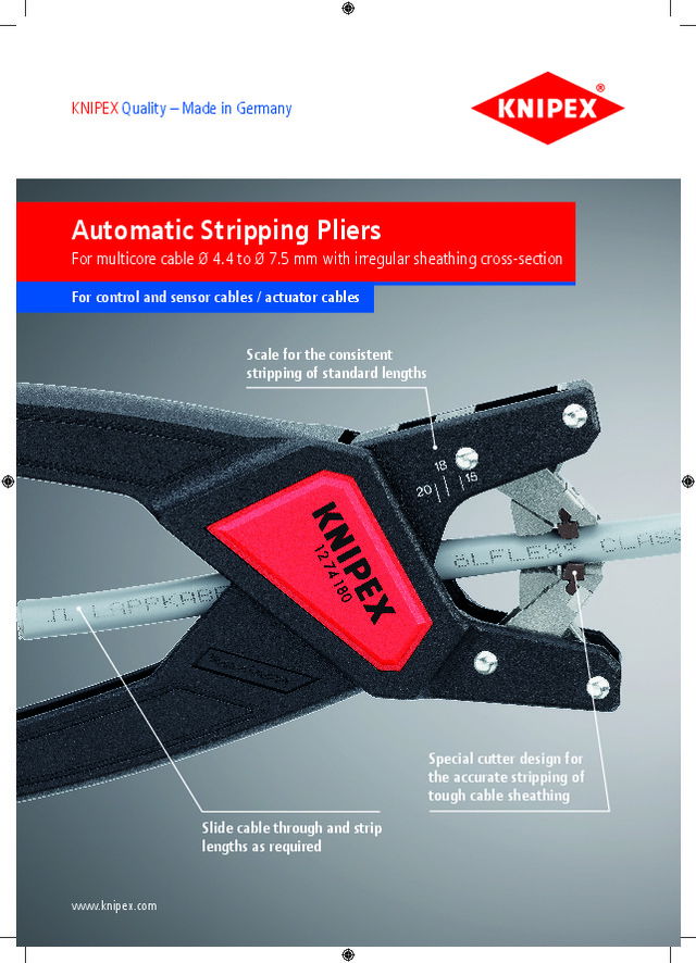 Automatic Stripping Pliers