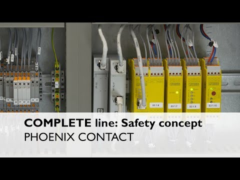 COMPLETE Line ile Makine ve Tesisler için emniyet konsepti