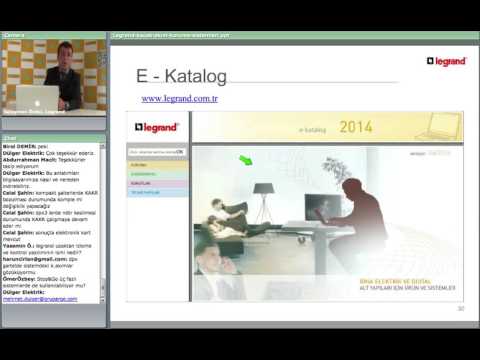 Legrand Elektronik Katalog Erişimi