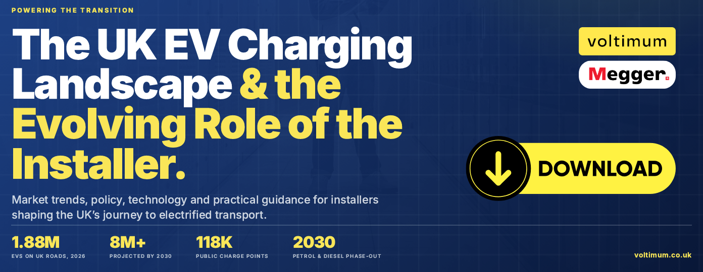 Banner promoting the EV trend report