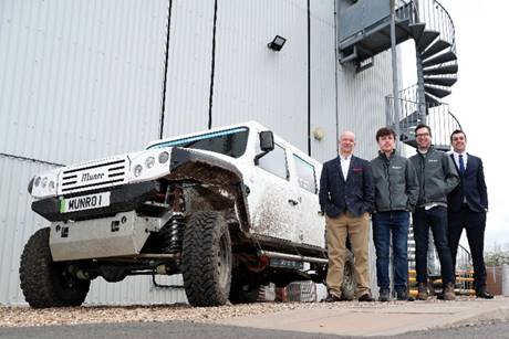 ABB and Munro Vehicles team up to take electric vehicle innovation off road