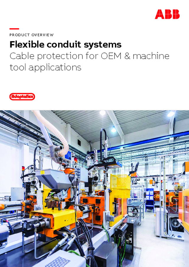 Flexible conduit systems Cable protection for OEM & machine tool applications