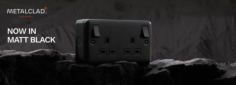 Click Scolmore Unveils New Matt Black Finish for Metal Clad Pro