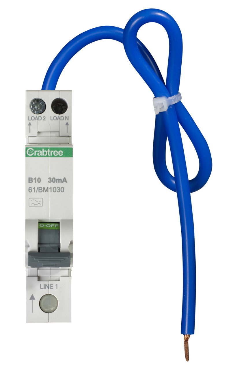 Crabtree’s miniature RCBO spells Safety in the home and garden