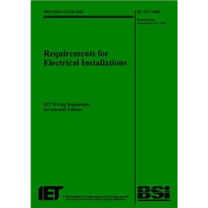 Amendment Number 3 to BS 7671:2008 - with help from the IET