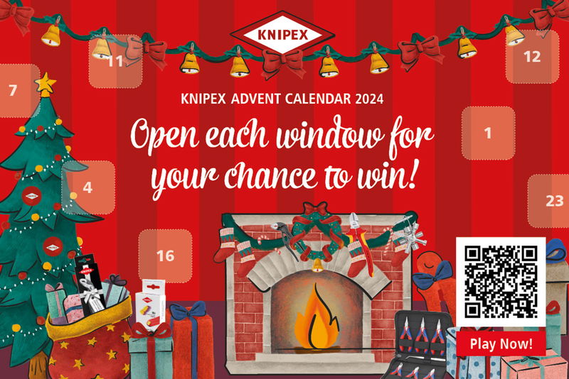 Countdown to Christmas: Win daily prizes with the KNIPEX Advent Calendar!