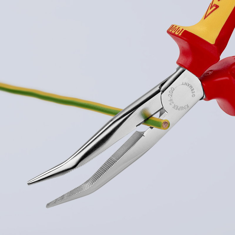 Ideal for those tight spaces where precision matters: KNIPEX Snipe Nose Side Cutting Pliers