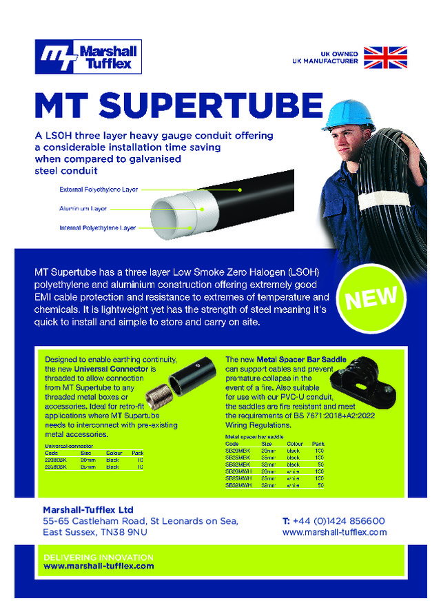 MT Supertube LS0H Conduit