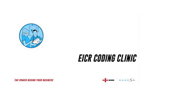 EICR coding clinic