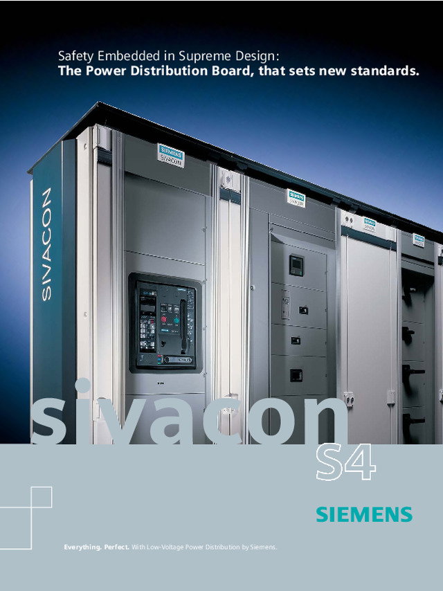 Siemens - SIVACON S4 Brochure