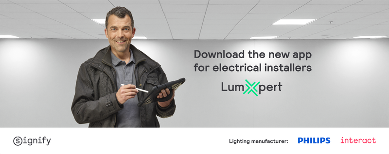 Signify introduces LumXpert, the app created with and for professional installers