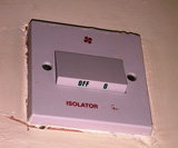 Kitchen isolator position