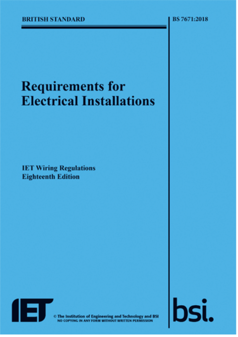 IET announces release of 18th Edition Amendment 2