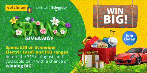 The super Schneider Electric giveaway has been extended! Join Voltimum Plus today so you don’t miss out