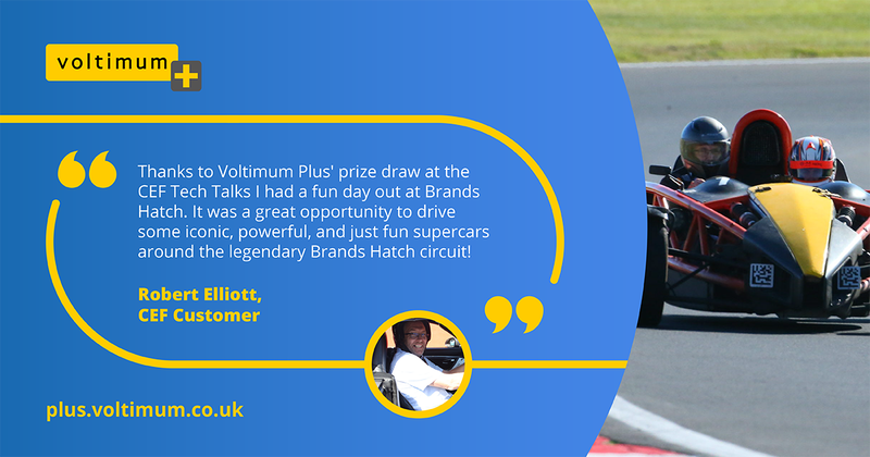 Voltimum Plus prize draw winner: "Thanks for a fun day out!"