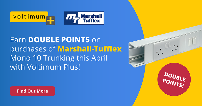 Marshall-Tufflex: double points promotion on Mono 10 Trunking this April