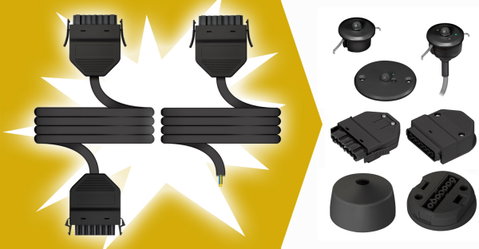 Black luminaire leads now available at Flex7!