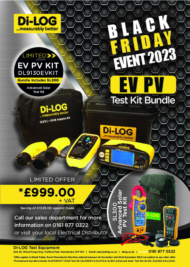 Black Friday Event 2023 - EV PV Test Kit Bundle