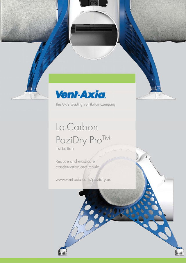Vent-Axia Lo-Carbon PoziDry Pro - 2018 - Vent-Axia