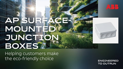 Introducing ABB's latest solution: AP Surface-Mounted Junction Boxes