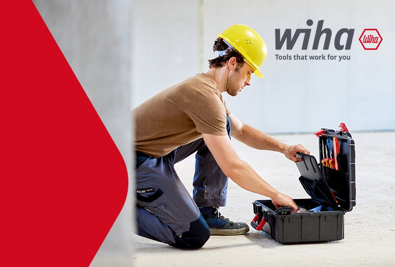 Perfectly equipped for a strong start as a tradesperson: The Wiha Basic L tool cases
