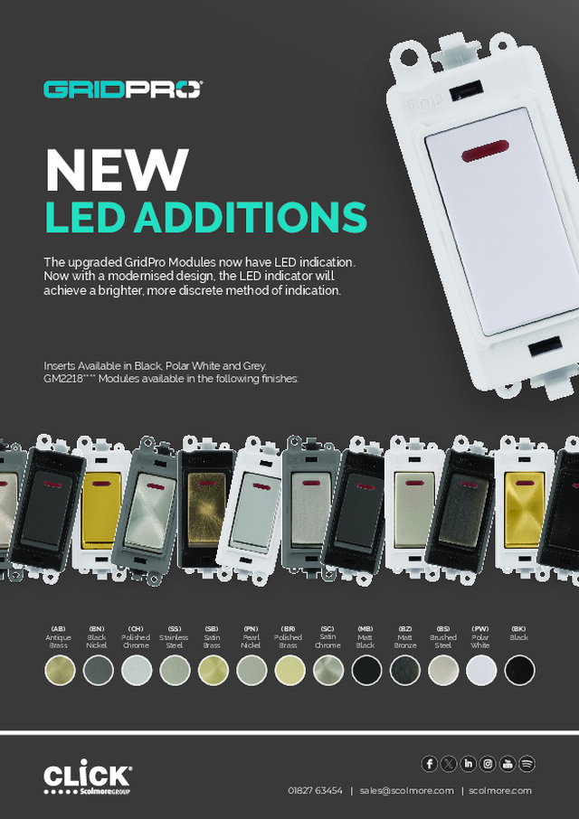 GridPro - New LED additions