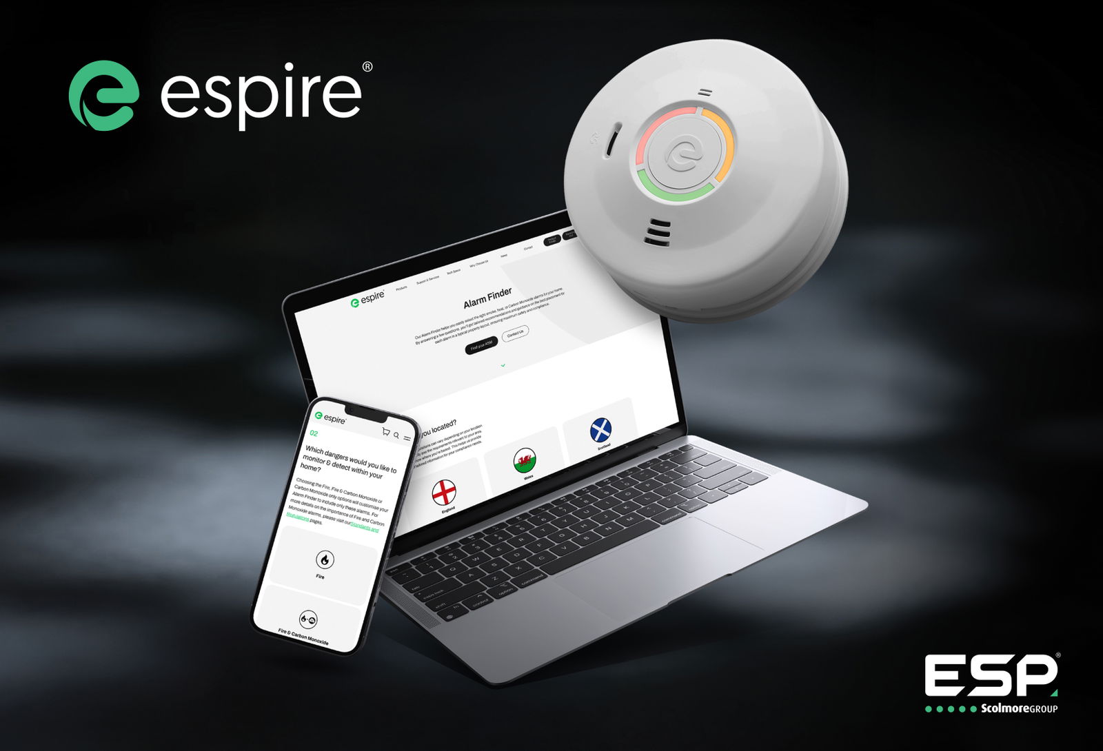 Find the right alarm with the Espire Alarm Finder Tool - Voltimum UK