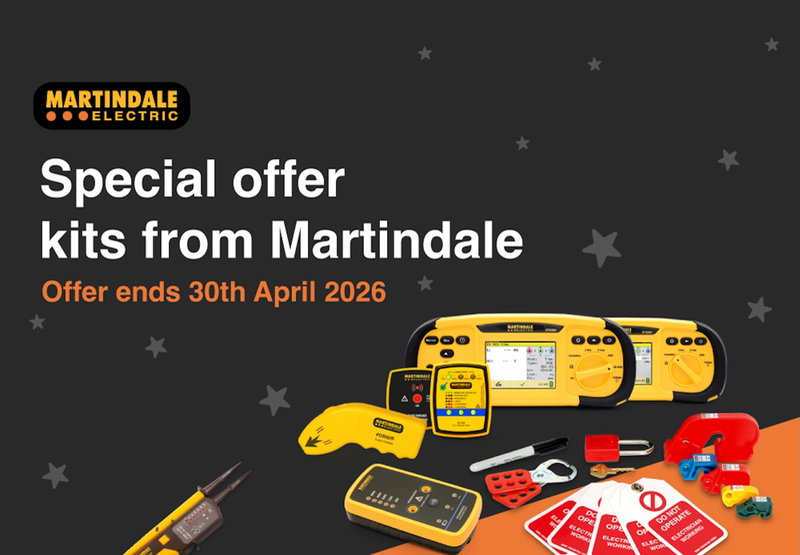 Get yourself kitted out for the New Year: Two fantastic MFT promotional offers from Martindale Electric