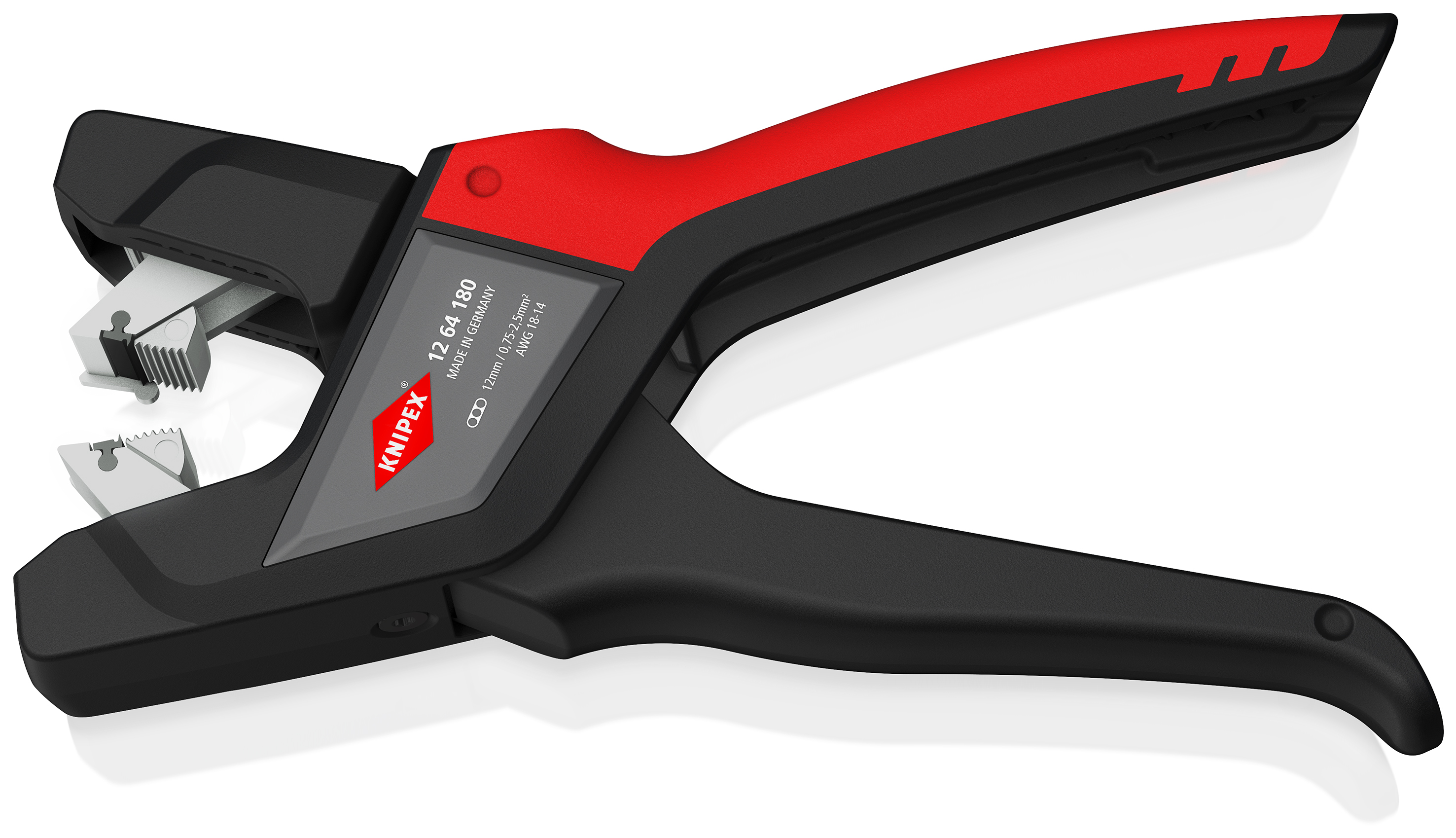KNIPEX 12 64 180 Automatic Insulation Stripper for flat cable 180 mm