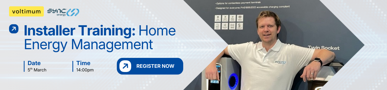 Luceco Webinar (Q1 2026): Installer Training: Sync Energy Flow - Home Energy Management