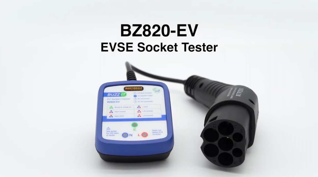 BZ820-EV ESVE Socket Tester. Product in Action. - Voltimum UK