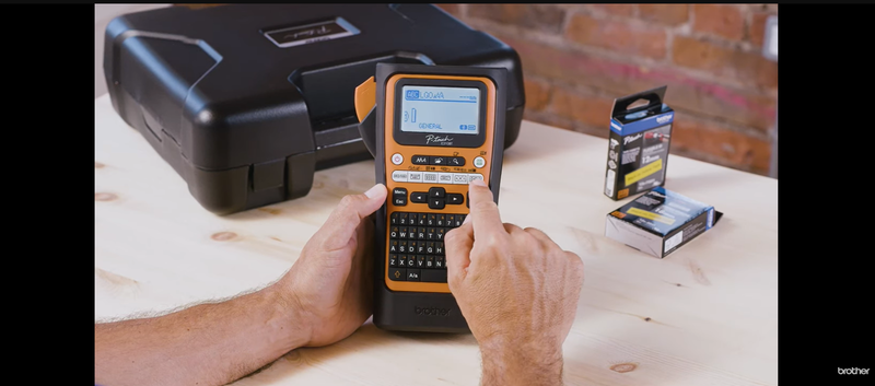 How to create faceplate labels using Brother's PT-E310BT labelling machine