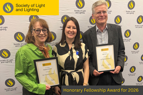 Two Recolight executives recognised with honorary fellowships of the Society of Light and Lighting 