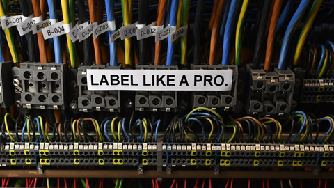 Industrial-grade labelling solutions for electricians and installers with Brother’s range of Pro Tapes