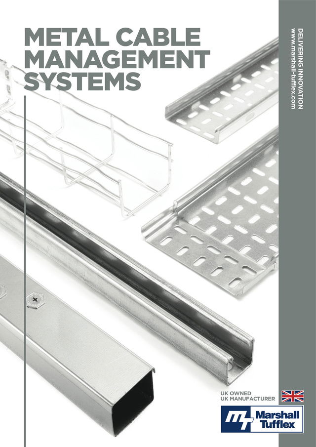 Metal cable management systems