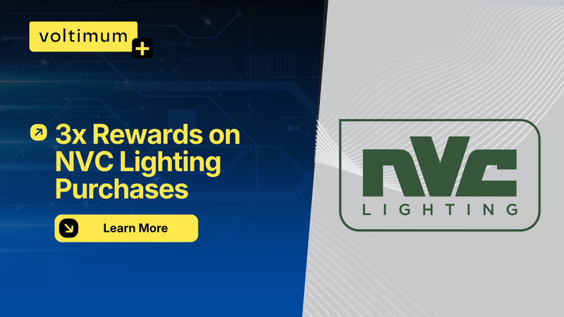 Earn 3x Rewards on NVC Lighting Purchases