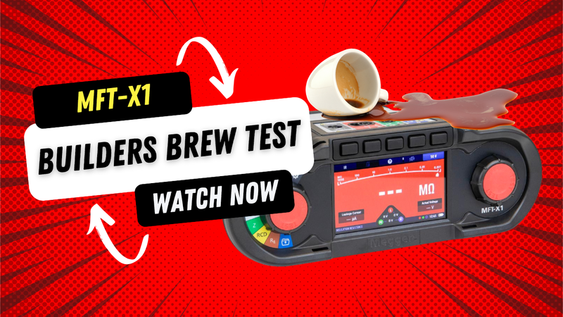 Megger MFT-X1: Built to survive a builder's brew