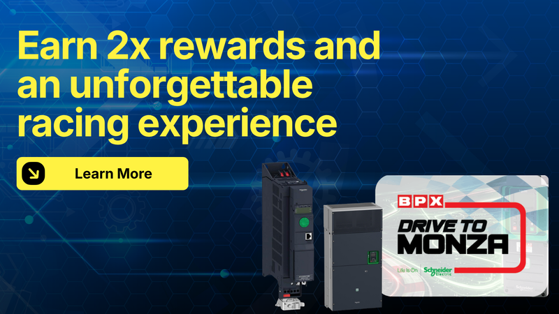 Earn 2x Rewards on Schneider Electric Drives + Your Chance to Experience Monza