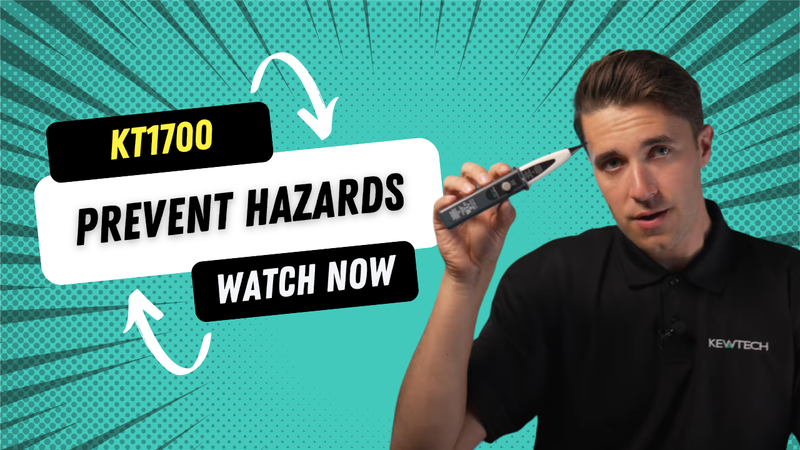 Electrical Safety: Prevent hazards with the KT1700 single pole tester