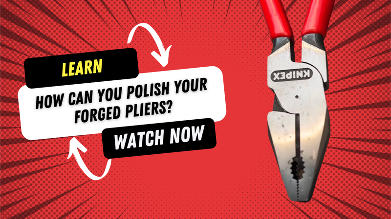 How can you polish your forged pliers?