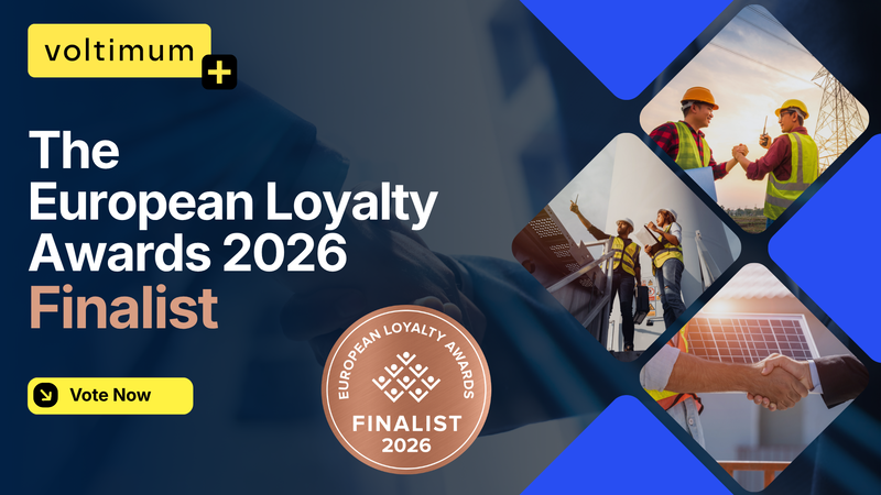 Voltimum+ named finalist at the European Loyalty Awards 2026
