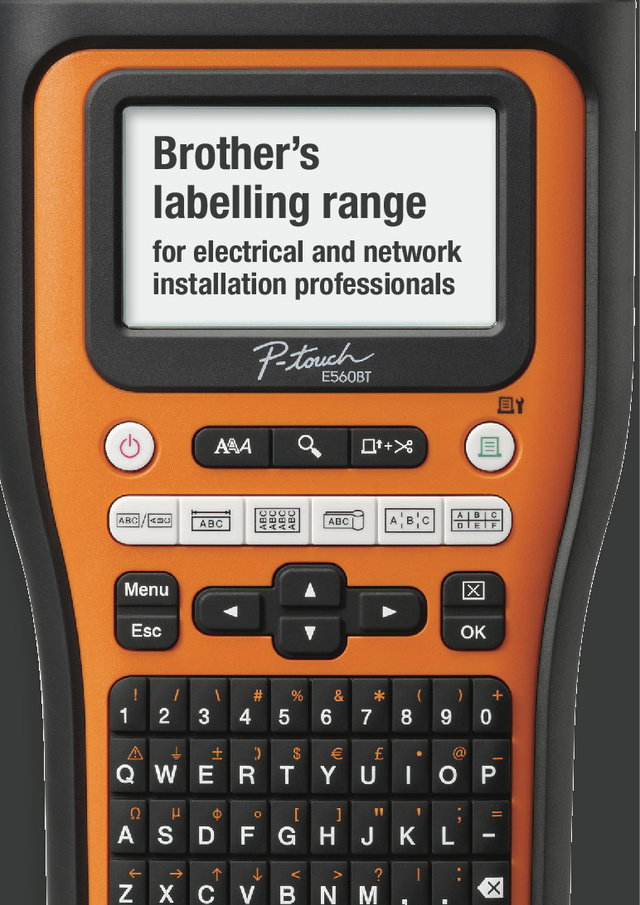 Brother PT-E labelling range: Wiring compliant labels for electricians